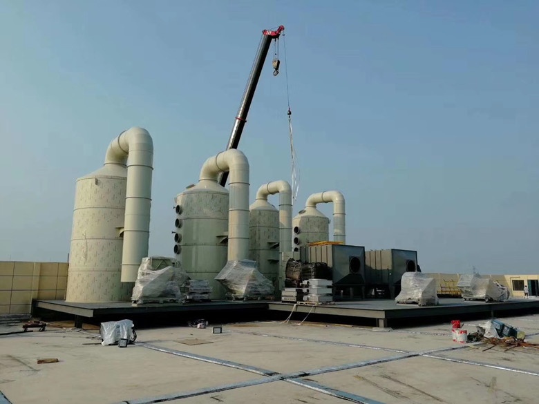 淬火油煙廢氣處理安裝現場 淬火油煙廢氣處理安裝現場